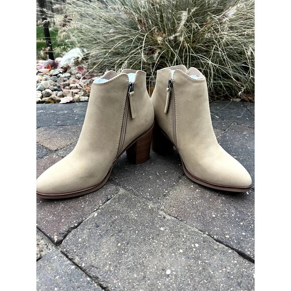 New! Mia boho western beige fringe booties size 8 - Picture 2 of 6